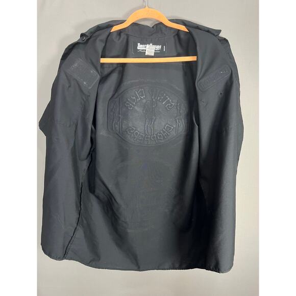 Throttle Threads Men’s Large Strip Club Choppers Shirt Talent Scout Black Street - Picture 11 of 13